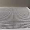 HVAC Premium 30'' x 32'' or 32'' x 30'' Cube Core Eggcrate Return Air Grille - Aluminum Rust Proof - HVAC Vent Duct Cover - White [Outer Dimensions: 32.75]