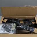 Amazon Basics 5-Shelf Multipurpose Adjustable Sturdy Steel Storage Shelving Unit, Easy Assembly, 13.4" D x 23.2"W x 60"H, Black