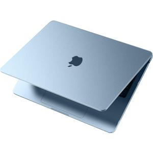 Compatible for MacBook Air 13.6 inch Case M4 M3 M2 2025 2024-2022 Release Model A3240 A3113 A2681, Sturdy Protective Hard Shell Case Cover for MacBook Air 13 inch (Sky Blue Clear)