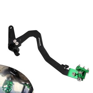 JFG RACING Brake Pedal Foot Lever for KLX110,Folding Dirt Bike Rear Brake CNC Forging Aluminum Alloy for KLX 110/KLX110L 2010-2023 Green