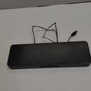 AMIR Digital Alarm Clock, [Upgraded Version] LED Clock for Bedroom, Electronic Desktop Clock with Type-C Port, Adjustable Brightness, DST, Snooze, 12/ 24H Display for Home, Office