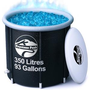 Cold Plunge Tub Portable Ice Bath Tub for Athletes & Adults Inflatable Bathtub for Cold Water Therapy, Sports Recovery & Wellness Outdoor & Indoor Use 5-Year Assurance