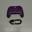 PDP Gaming Afterglow Wave Wireless Nintendo Switch Pro Controller - Officially Licensed, Nintendo Switch 2, Switch Lite/OLED, RGB LED Customization, App Controls, Rechargeable Battery Power - Purple