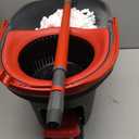 O-Cedar EasyWring Microfiber Spin Mop & Bucket Floor Cleaning System + 2 Extra Refills, Red/Gray