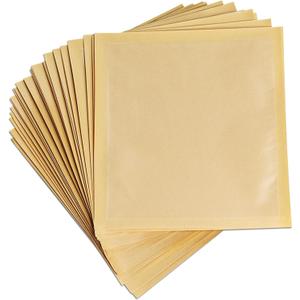 300 Pcs Bakery Bags with Window, 7.1 x 7.5 Inches Paper Donut Bags To Go, Pastry Bags for Baked Goods, Cookies, Sandwiches (Brown)