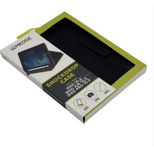 M-Edge Slim Line ipad Case/Black Fits iPad 10.2", iPad Air/Pro 10.5