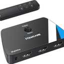 NEWCARE 8K HDMI Switch 3 in 1 Out, HDMI 2.1 Switch with Remote, HDMI Splitter 4K@120Hz Support 8K@60Hz HDCP2.3 HDR10+ VRR ALLM Dolby, HDMI Switcher Compatible with TV PS5/4 Xbox Laptops PC Projector