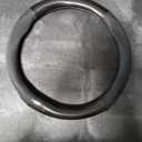 Car Steering Wheel Cover Set Car Steering Wheel Cover Carbon Fiber Leather Feel Comfortable D-Type Car Steering Wheel Accessories, 14,5in