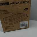 OhGeni Twin Air Mattress with Built in Pump, Blow up Mattresses, Ideal Alternative to a Bed, 18" Raised Blow Up Colchones Inflables Airbed for Guests & Home, Ideal for Home Use and Outdoor Camping