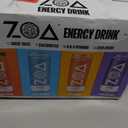 ZOA Zero Sugar Energy Drink, Fan Favorite Variety Pack, 12 Pack, 12 Fl Oz With Electrolytes, Vitamins B and C, supporting hydration with 160 mg plant based caffeine from green tea and green coffee EXP: 09/07/26