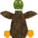 Best Pet Supplies Squeaky Dog Toys with Soft Durable Fabric for Small, Medium and Large Pets Interactive Toy for Indoor Play, Supports Active Biting and Play - 1Wild Duck, Small