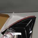 Rear Side Window Cover Louver Sport Style for Tesla Model Y 2021-2025 2026 Exterior Decoration Accessories, Triangle Window Visor & Anti-Scratch Guard (Bright Black, Model Y)