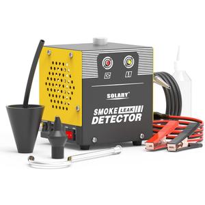 Solary Smoke Machine Automotive - Evap Smoke Machine Leak Tester, Built-in Air Compressor Motor