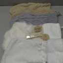 5 Packs Brown Christmas Knitted Hanging Stockings,Xmas Large Farmhouse Rustic Neutral Cable Knit Personal Stockings Decorations for Christmas Tree Fireplace Family Holiday Party Decor (18 inch&15 inch)