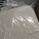 AAAAAcessories D-Shaped Chair Cushions, 2" Thick Dining Chair Pads with Ties and Removable, Machine-Washable Cover, 17" x 16", Set of 4, Oatmeal Beige