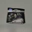 HP 67XL Black High-Yield Ink Cartridge | Works with DeskJet 1255, 2700, 4100, Envy 6000, 6400 Series | Eligible for Instant Ink | 3YM57AN | 