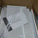 Furnulem White Tall Dresser for Bedroom with 7 Drawers, Vertical Chest of Drawer in Closet, Nightstand Storage Tower Unit Organizer with Fabric Bins for Dorm,Living Room,Entryway,Hallyway (11.8"D x 15.8"W x 43.3"H (7 Drawers))