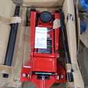 4 Ton Floor Jack Hydraulic Low Profile Floor Jack with Dual Piston Quick Lift Pump, 4 Ton (8,800 lbs) Capacity, Red