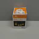 GIGALUMI 8 Pack Solar Outdoor Hanging Lights - Warm White LED, Water Resistant, Glass, Rechargeable Battery