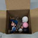 mCare Adorable Cartoon Couples Car Decoration for Dashboard, Boy Girl Cute Ornament with Dog and Balloons