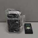 Brightown 800W Plug in Heater with Remote - Outlet Space Heater with Touch LED Display, Small Electric Wall Heaters for Indoor Use with Adjustable Thermostat and 12H Timer for Bathroom Office Bedroom (Silver)