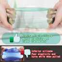 DeliOne Silicone Stretch Lids for Kitchen Food Storage Durable,Reusable + Expandable Bowl Covers for Cup or Square Containers, Freezer, Microwave,and Dishwasher Safe,Mixing Size, 6-Pack, Color