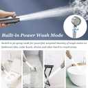 FEELSO Filtered Shower Head with Handheld, High Pressure 4 Spray Showerhead with Filters & Upgraded Anti-clog Nozzles for Hard Water -Remove Chlorine, Reduce Dry Itchy Skin -ON/OFF Switch for Pet Bath