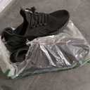 Womens Walking Tennis Shoes Non-Slip Lightweight Running Sneakers, 44, Black