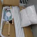 Baby Swing with Stand, Swing Set for Infant, Outdoor Indoor Swing Set with Canvas Cushion Seat (Gray) (Black)