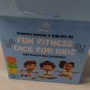 Fun Fitness Dice for Kids - Children's Workout Dice and Yoga Dice Set - Fitness Exercise Dice Game with Kids Yoga Poses - Childrens Foam Exercise Dice, Great Kids Exercise Equipment - Kids Ages 3+