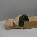 3ft Pre-lit Artificial Christmas Tree,100 PVC Branches Tips+20 Flowering Pine Needles+Burlap Wrapped Plastic Base,Battery Operated Green Xmas Tree for Tabletop or Desk