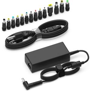 19V 3.42A DC Universal Laptop Charger Compatible with HP Lenovo Dell ASUS Gateway Acer Monitor 65W Power Supply Cord for Chromebook LG Monitor Samsung TV Spire Spin Toshiba Satellite Harmon Kardon