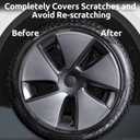 Automotive Alloy Wheel Rim Protector 18 Inch Alloy Rim Guards for Car Rims Compatible with Tesla Model 3 18 Inch
