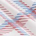 OYOANGLE Women's 3 Piece Pajama Set Cami Top and Plaid Print Shorts Pants Pj Set Loungewear (White, L)