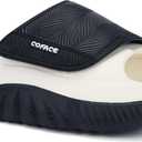 COFACE Mens Recovery Sandals Man Orthopedic Plantar Fasciitis Walking Outdoor Slides for Men Comfort Adjustable Thick Cushioned Orthotic Size 12