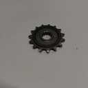 JT Sprockets JTF511.15RB 15 Tooth Rubber Cushioned Front Countershaft Sprocket, Single, black