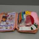 Aeelike Crochet Kit for Beginners Adults, Crochet Kits Include Yarn, 59pcs Crochet Starter Kit for Beginners,Ergonomic Crochet Hooks 2.0-6.0 mm, Lace Steel Needles 0.6-1.9 mm (pink cat)