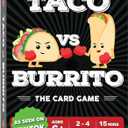 Taco vs Burrito - The Wildly Popular Surprisingly Strategic Card Game Created by a 7 Year Old - 5 Ways to Play - a Family-Friendly Party Game for Kids, Teens & Adults