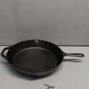 Lodge Seasoned Cast Iron Skillet 12 Inches - PFAS-Free, Non-Toxic Cookware - Use with an Oven, Stove, Grill, or Campfire - Naturally Non-Stick & Oven Safe