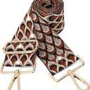 GINJKGO Purse Straps Replacement Crossbody - Adjustable Bag Strap for Purses, Wide Shoulder Strap for Women Guitar Purses (Shiny Gold Phoenix)