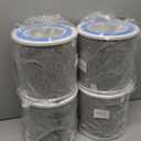 4 Packs HP102 True HEPA Replacement Filter Compatible with Shark Air Cleaner Purifier HP100, HP102 and 3-in-1 Models HC450, HC451, HC452, HC455, Compares to Part # HE1FKBAS and HE1FKPET
