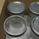 STARSIDE 24 oz Wide Mouth Mason Jars 6 Pack - Glass Canning Jars with Metal Airtight Lids and Bands for Canning, Preserving, Fermenting, Pickling, Meal Prep, Jam, Freezing, DIY Projects