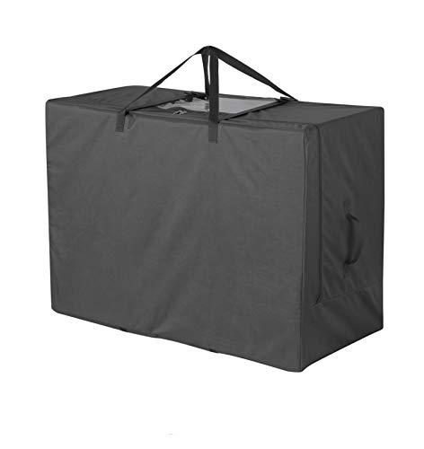 Cuddly Nest Folding Mattress Storage Bag - Heavy Duty Carry Case for Tri-Fold Guest Bed (Fits 6" Twin & Twin XL Mattress,Black) ‎40 x 28 x 18 inches