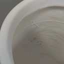 Kante 11.6" Dia Round Concrete Planter, Outdoor Indoor Large Plant Pots Containers with Drainage Hole and Rubber Plug for Home Garden Patio, Pure White