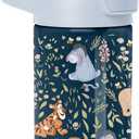 Simple Modern Disney Kids Tritan Plastic Summit Water Bottle | 12 oz BPA-Free Cup with Covered Leak Proof Straw Lid for Girls, Toddlers | Winnie the Pooh Floral