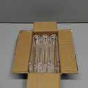 J-Chen 15PCS Plastic Buffet Serving Tongs Mini Serving Utensil Tongs Appetizers Tongs Clear Kitchen Tongs 6.3 Inch Small Ice Tongs for Tea and Coffee Party Catering Appetizers Desserts Cake Sandwich (Transparent)