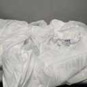 Nestl Deep Pocket Bed Sheets, Queen, White