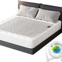 Grounding Mat Cotton Grounded Pad Silver Fiber Earth Connected Mat for Bed (35"x 50",Beige) Improves Sleep, Promotes Circulation