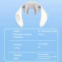Shoulder Massager with Heat for Pain Relif, Cordless and Shiatsu Deep Tissue Kneading Massager Anywhere Use