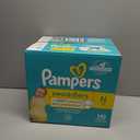 Pampers Baby Diapers - Swaddlers - Size 0, 140 Count, Ultra Absorbent Disposable Newborn Diaper